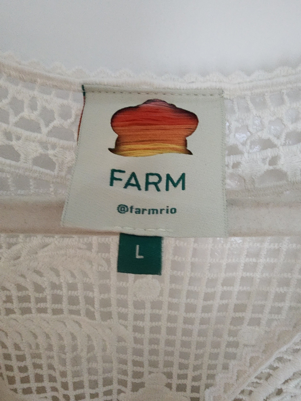 FARM Rio Cream Crochet Maxi Dress - Picture 4 of 4